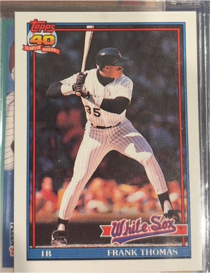 1991 Topps #79 Frank Thomas — front