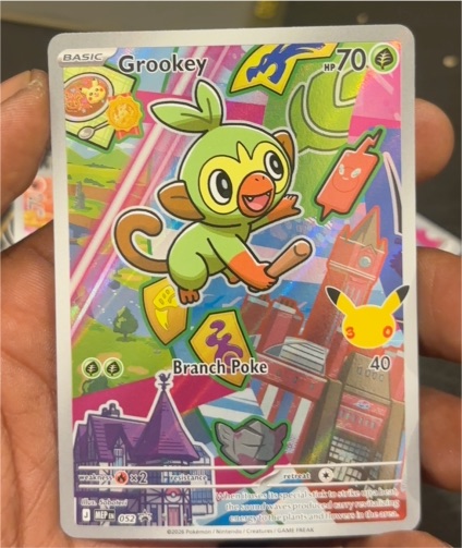 2023 Pokémon First Partner Illustration Series 2 #052 Grookey — front