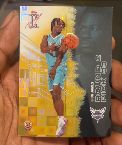 2026 Topps Signature Class #126 Sion James — front