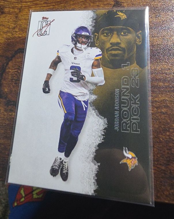 2024 Topps Composite Football Round Pick 23 #87 Jordan Addison — front
