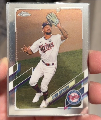 2021 Topps Chrome #139 Byron Buxton — front