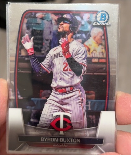 2023 Bowman Chrome #80 Byron Buxton — front