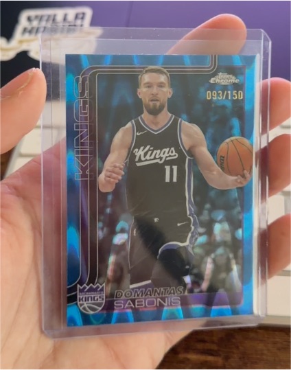 2025-26 Topps Chrome #229 Domantas Sabonis — front