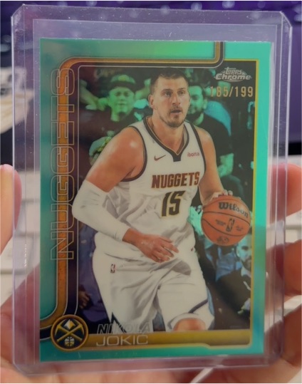2025-26 Topps Chrome #25 Nikola Jokić — front