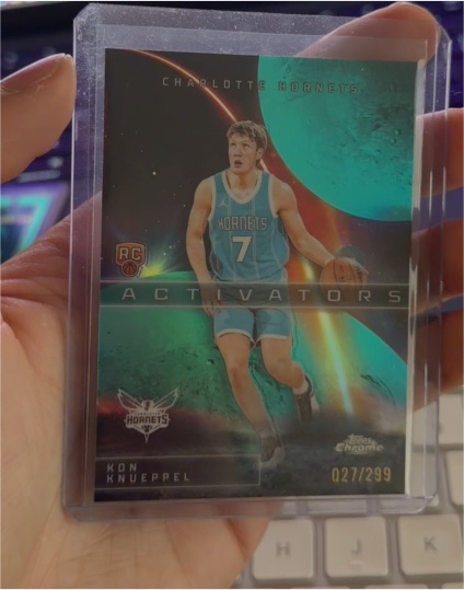 2025-26 Topps Chrome Activators #AC-14 Kon Knueppel — front
