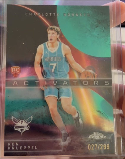2025-26 Topps Chrome Activators #AC-14 Kon Knueppel — front