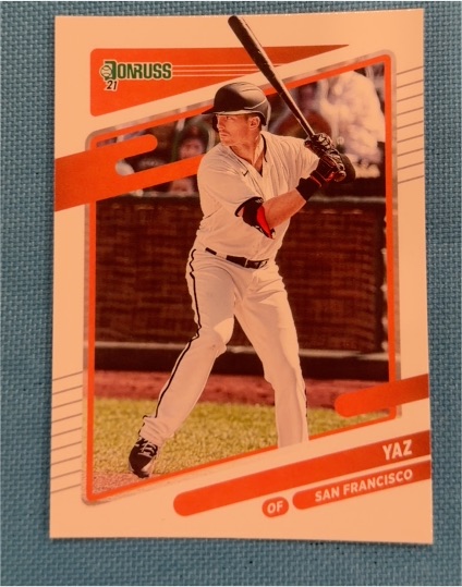 2021 Donruss #67 Mike Yastrzemski Yaz San Francisco Giants — front