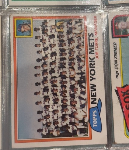 1981 Topps #681 New York Mets Team Card Joe Torre — front