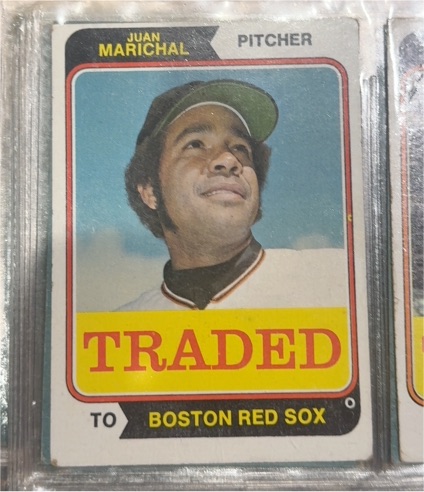 1974 Topps Traded #330T Juan Marichal Boston Red Sox — front