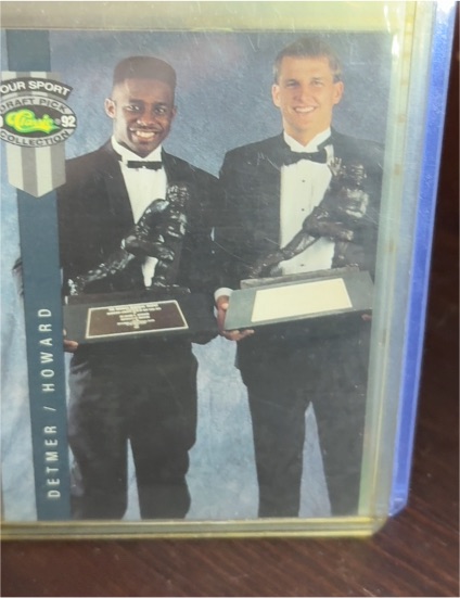 1992 Classic Four Sport #313 Ty Detmer / Desmond Howard — front