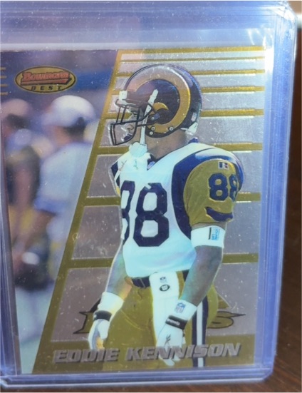 1996 Bowman's Best #160 Eddie Kennison Rookie — front