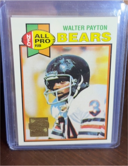 2001 Topps Commemorative Series #480 Walter Payton — front