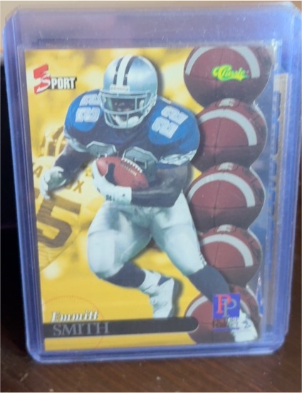 1995 Classic 5 Sport #197 Emmitt Smith — front