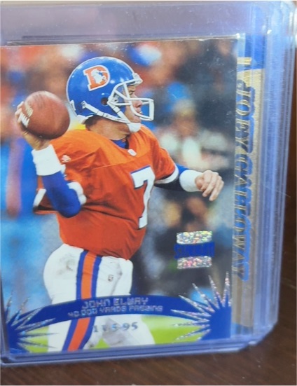 1996 Topps Stadium Club #158 John Elway Shining Moment — front