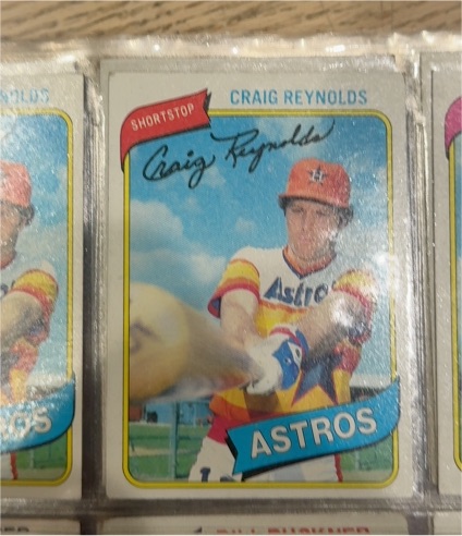 1980 Topps #129 Craig Reynolds — front