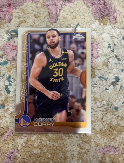 2025-26 Topps Chrome #201 Stephen Curry — front