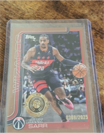 2025-26 Topps #96 Alex Sarr — front