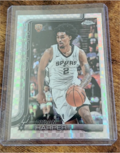 2025-26 Topps Chrome #252 Dylan Harper — front