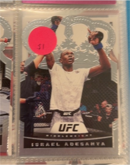 2021 Panini Chronicles UFC Crown Royale #12 Israel Adesanya — front