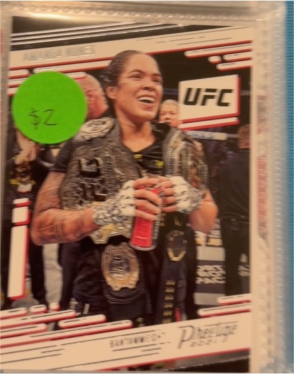 2021 Panini Chronicles Prestige UFC #74 Amanda Nunes — front