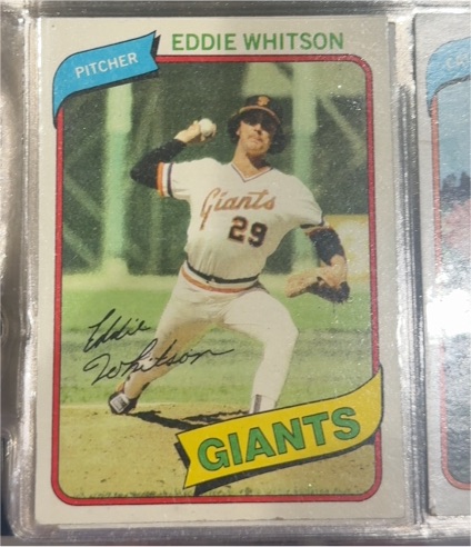 1980 Topps #561 Eddie Whitson San Francisco Giants — front