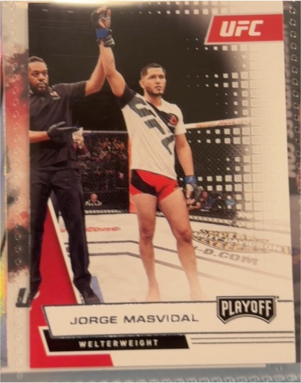 2021 Panini Chronicles UFC Playoff #66 Jorge Masvidal — front
