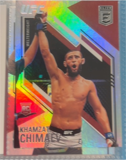 2021 Panini Chronicles Elite UFC #156 Khamzat Chimaev Rookie — front