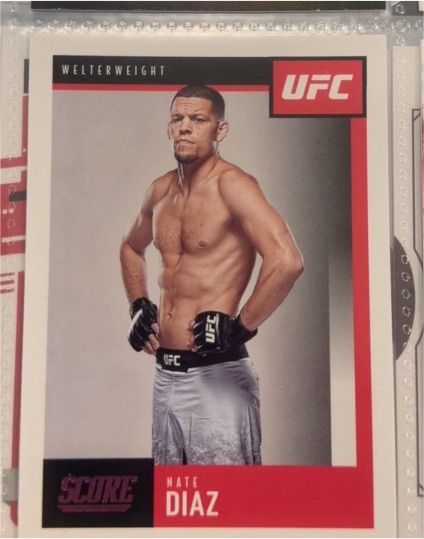 2021 Panini Chronicles UFC Score #95 Nate Diaz — front
