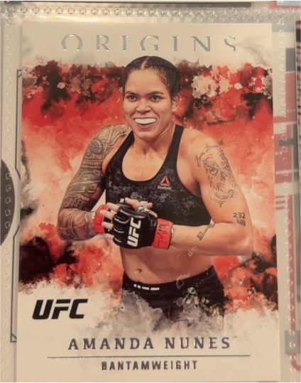 2021 Panini Chronicles UFC Origins #39 Amanda Nunes — front