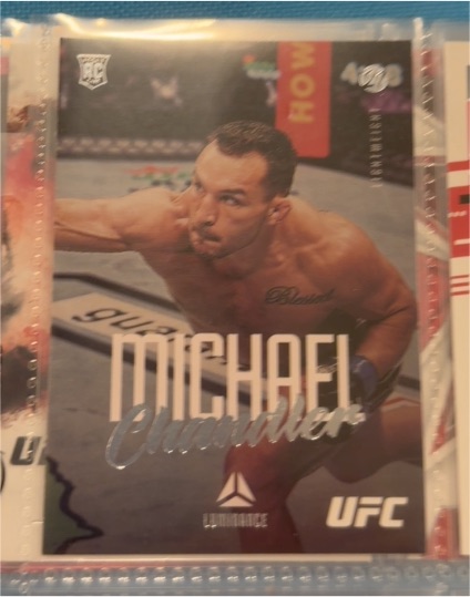 2021 Panini Chronicles UFC Luminance #56 Michael Chandler Rookie Card — front