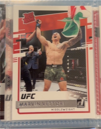 2021 Panini Chronicles Donruss UFC #21 Marvin Vettori Rated Rookie — front