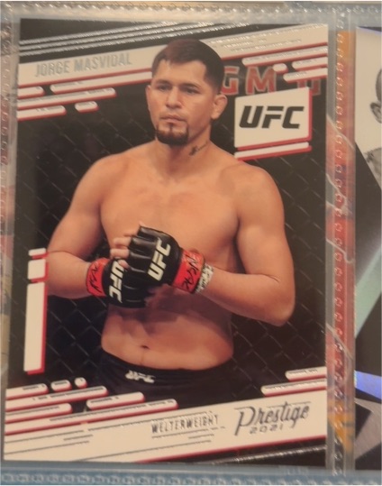 2021 Panini Chronicles UFC Prestige #76 Jorge Masvidal — front