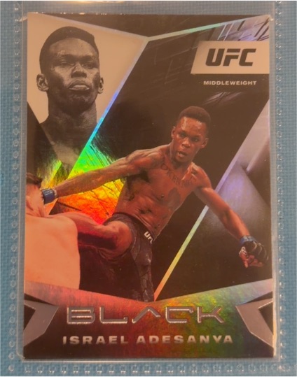2021 Panini Chronicles UFC Black #111 Israel Adesanya — front