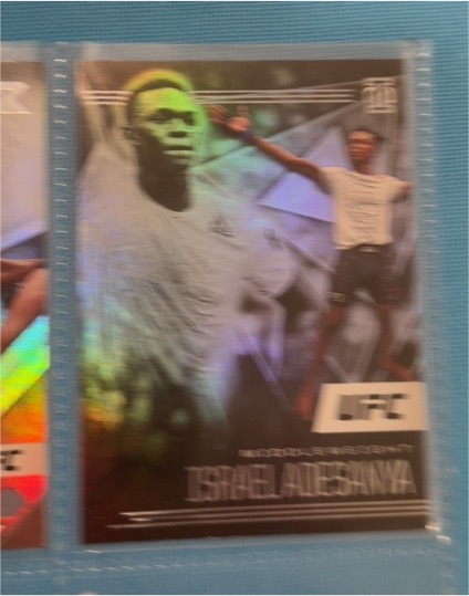 2021 Panini Chronicles Illusions UFC #179 Israel Adesanya — front