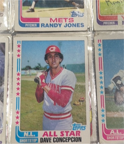 1982 Topps #340 Dave Concepcion — front