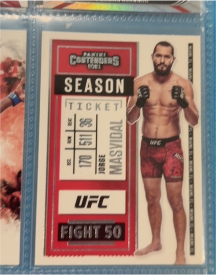 2021 Panini Chronicles Contenders UFC #8 Jorge Masvidal — front