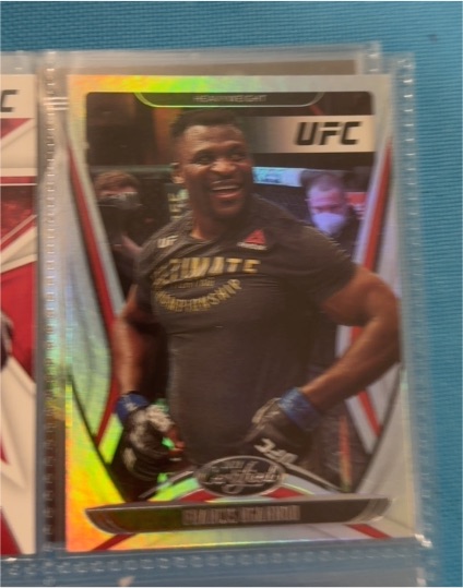 2021 Panini Chronicles Certified UFC #125 Francis Ngannou — front