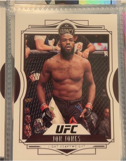 2021 Panini Chronicles Legacy UFC #45 Jon Jones — front
