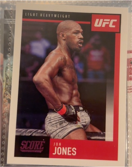 2021 Panini Chronicles Score UFC #91 Jon Jones — front