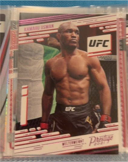 2021 Panini Chronicles UFC Prestige #80 Kamaru Usman — front