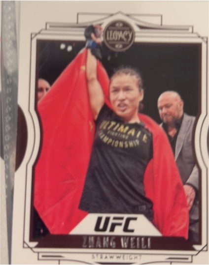 2021 Panini UFC Chronicles Legacy #47 Zhang Weili — front