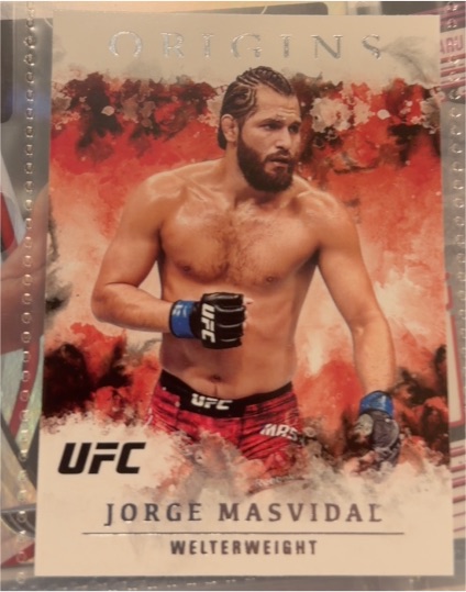 2021 Panini Chronicles Origins UFC #31 Jorge Masvidal — front