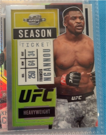 2021 Panini Chronicles Contenders Optic UFC #262 Francis Ngannou — front
