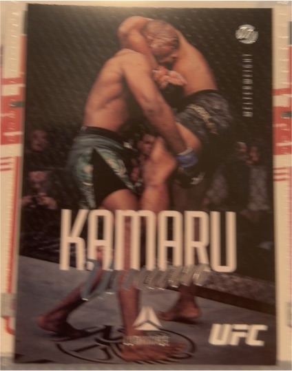 2021 Panini Chronicles UFC Luminance #59 Kamaru Usman — front