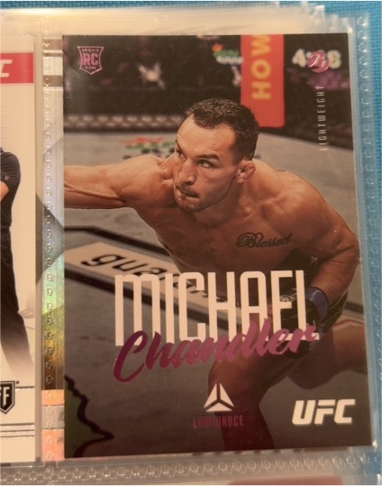 2021 Panini Chronicles UFC Luminance #56 Michael Chandler Rookie — front