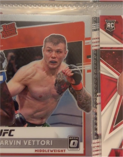 2021 Panini Chronicles UFC Optic Rated Rookie #209 Marvin Vettori — front