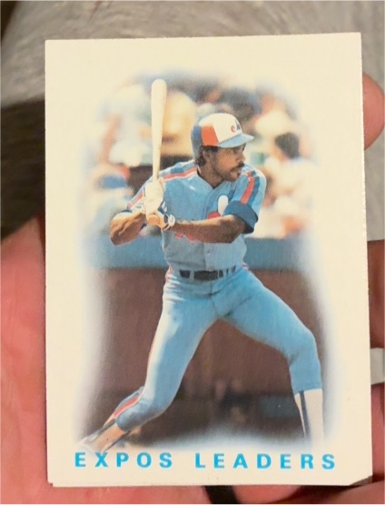 1986 Topps #576 Andre Dawson Montreal Expos Leaders — front