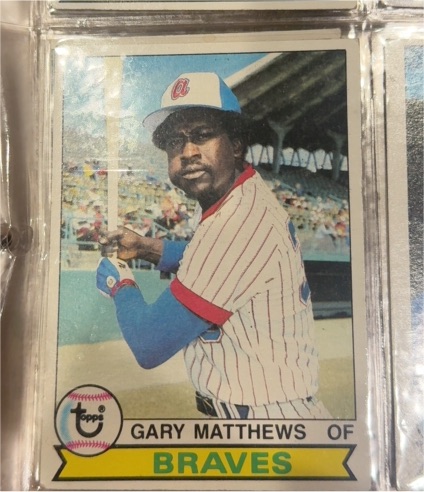 1979 Topps #85 Gary Matthews — front