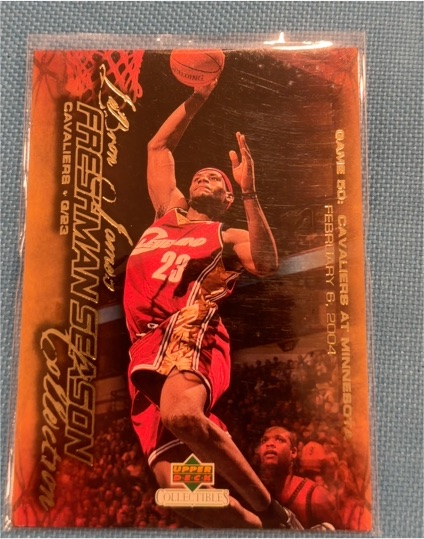 2003-04 Upper Deck Freshman Season Collection #27 LeBron James — front