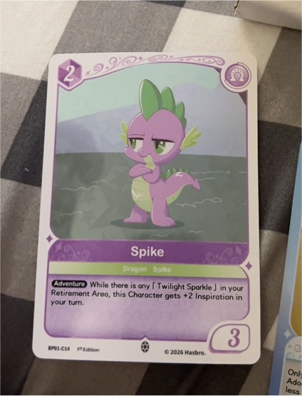 2026 Kayou My Little Pony BP01-C14 Spike — front